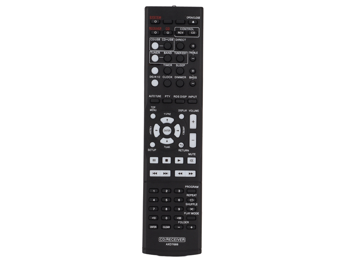 Controle remoto AXD7688 para sistema AV, compatível com Pioneer XCP01K, XCP01 DAB CHABERLU