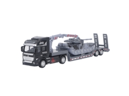 Toy Remolque Plano Simulador Desmontable Modelo De Tanque Militar Coleccionable Para Niños Gris