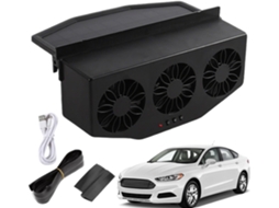 Ventilador De Exaustão Solar Para Carro, Ventilador Para Janela De Carro