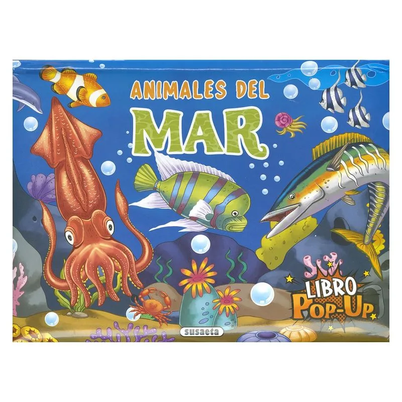 Libro Educativo Un Día Con Animales Del Mar Pop Up 3716 4 Susaeta