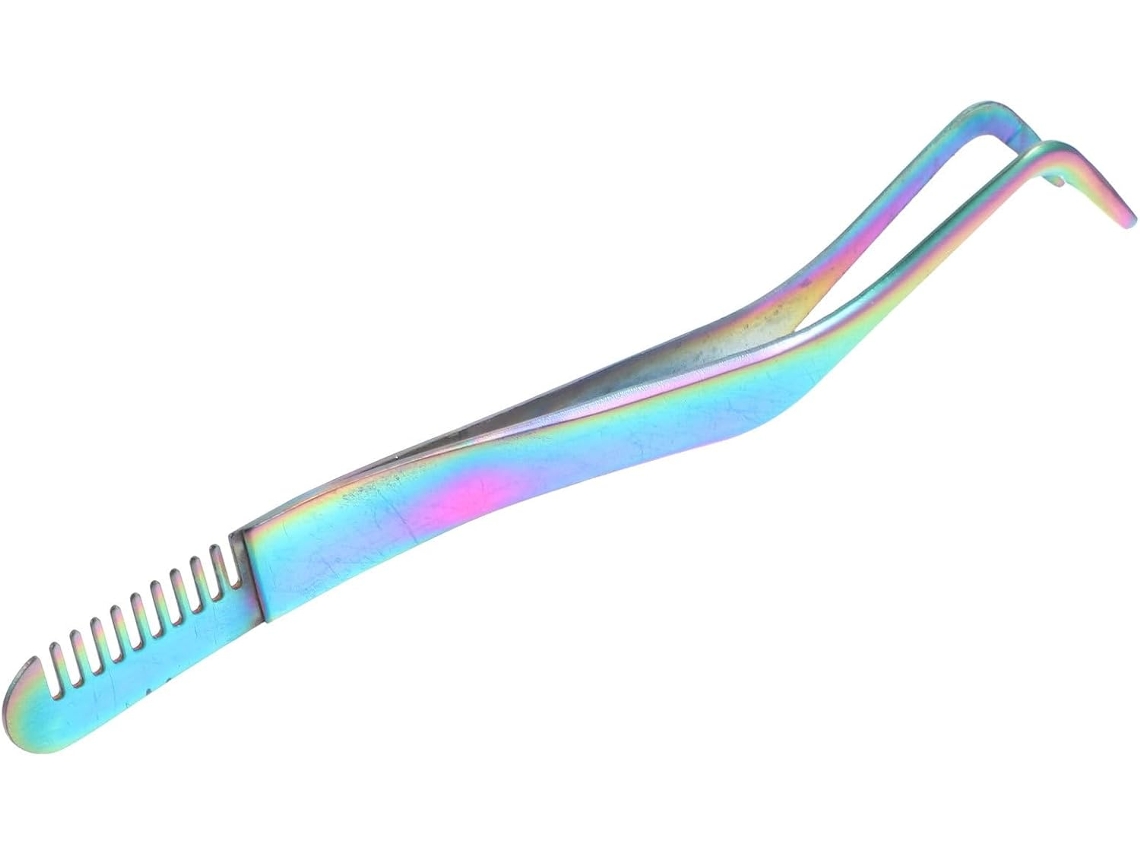 Pinça/pente De Aço Inoxidável, Fácil De Limpar, Para Extensões De Cabelo