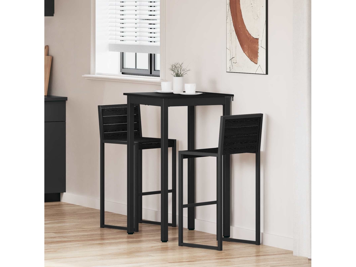 Vidaxl Mesa De Bar Em Pé Derivados De Madeira Quadrado