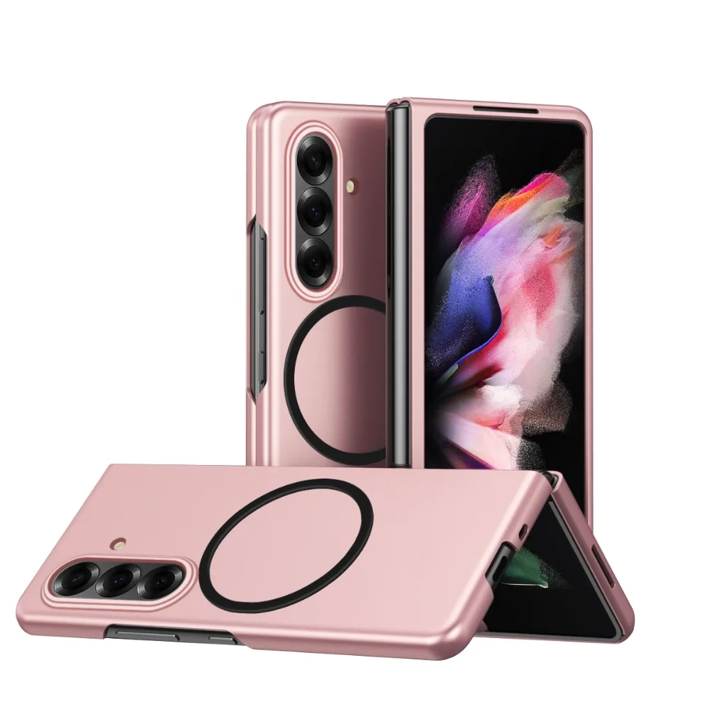 (rosa, Galaxy Z Fold 8 Ultra) Capa Protetora Ultrafina E Agradável Ao Toque, Compatível Com Carregamento Sem Fio Magnético Magsafe.