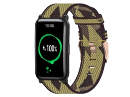 Pulseira De Nylon Trançado De 20 Mm Para O Relógio For Honor Es