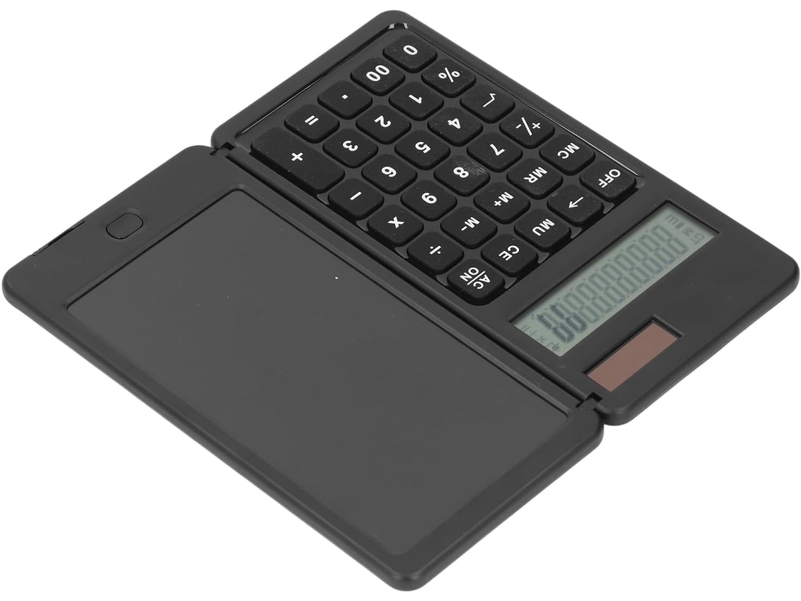 Calculadora Solar Com Bloco De Notas E Visor Lcd, Para Escritório