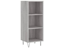 Aparador Cor Sonoma Cinzento MAISON EXCLUSIVE Madeira Processada 34,5x32,5x90 cm