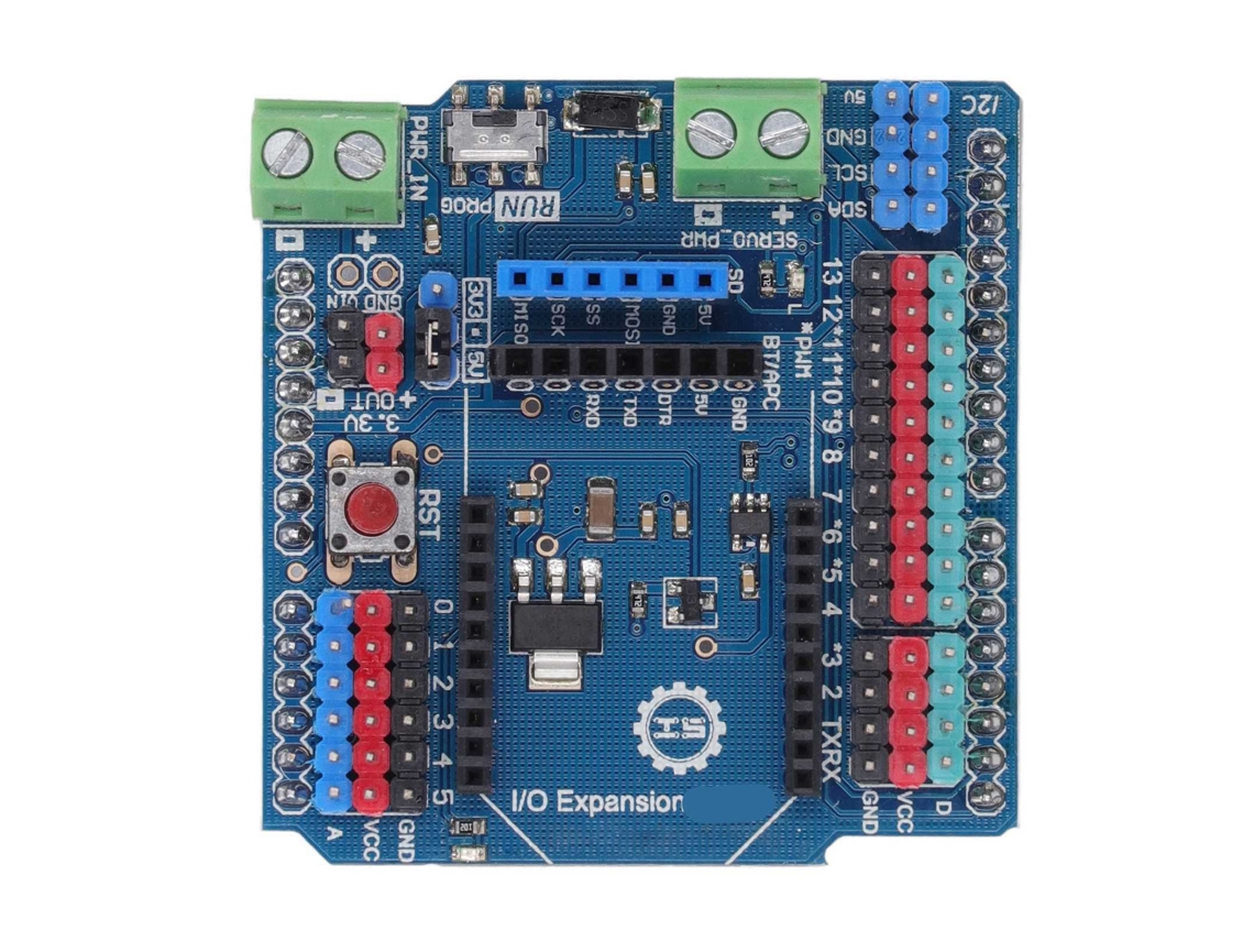 Placa de expansão de sensores com 14 portas digitais e 6 analógicas módulo IO para V7 3.3V 5V