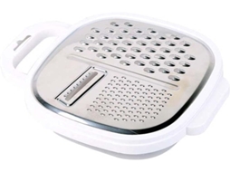 Ralador Inox com Caixa, Cortador Legumes Queijo Cozinha DUREFORWARD