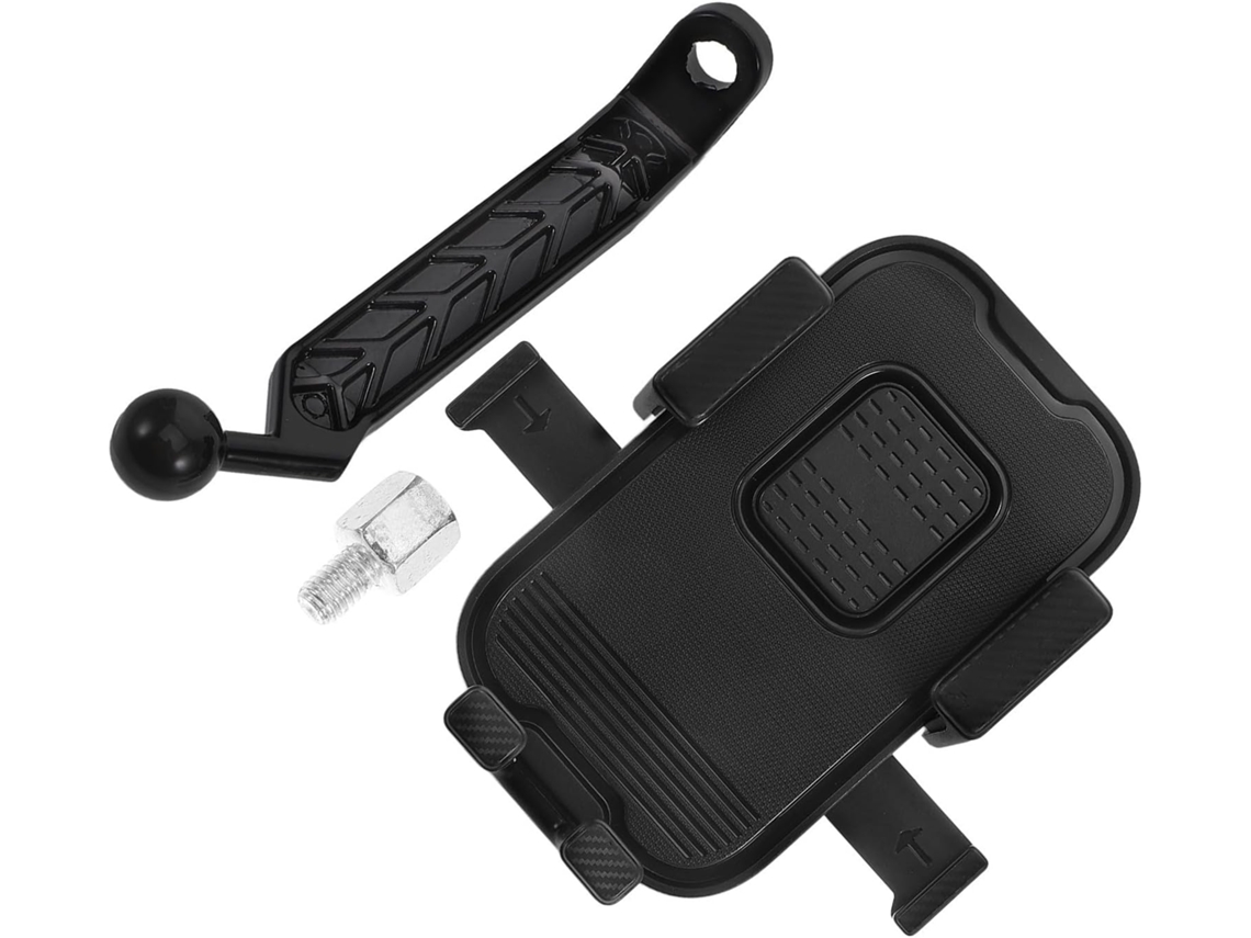 Suporte Para Celular Para Motocicleta E Bicicleta, Resistente, Rotação De 360°, Compatível Com Gps.