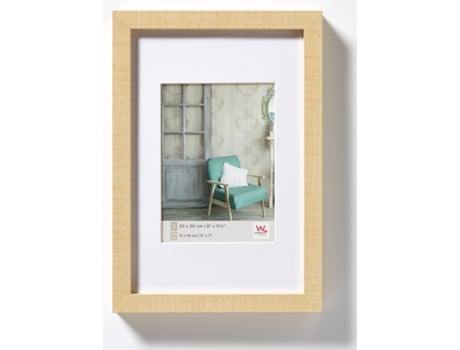 Quadro Stockholm Moldura de madeira tamanho 010X015 Cm Nature