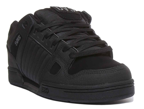 Sapatilhas de Homem DVS Pele Preto (43)