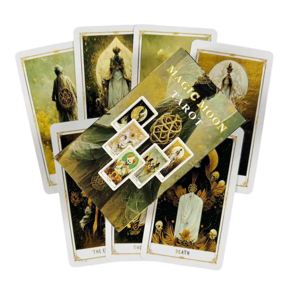 Tarot Lua Mágica, 78 Cartas De Adivinhação Em Inglês