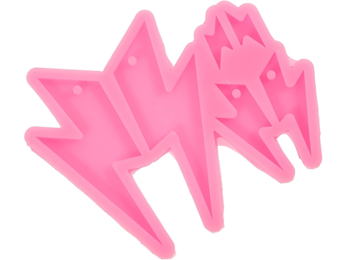 Molde De Silicone Rosa Para Criar Brincos Criativos Diy