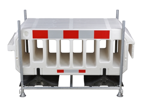 Rack de transporte de conjunto DANCOP com cercas de barreira