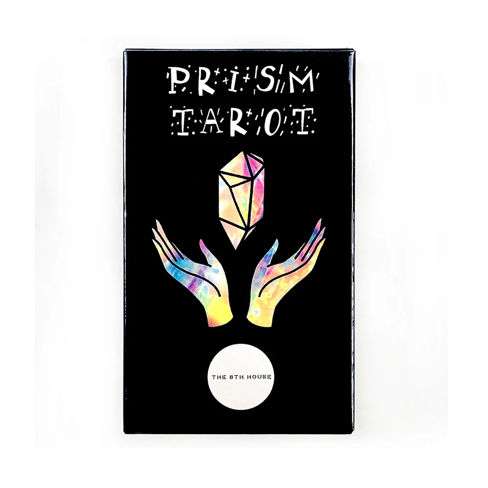 Novo Jogo De Tabuleiro De Adivinhação Do Destino Com 78 Cartas Oráculo Do Tarot Prism (versão Em Inglês).