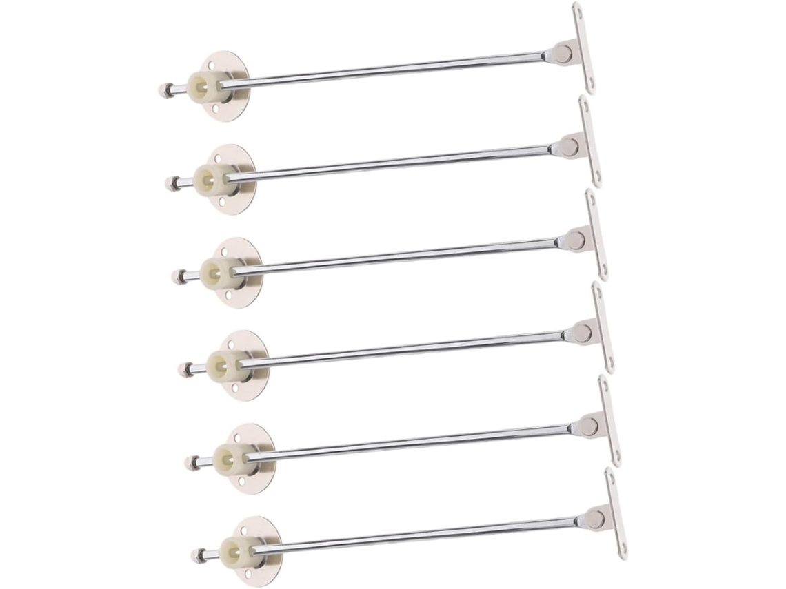Conjunto De 6 Dobradiças Ferro Para Armários Cabeceira, Peças