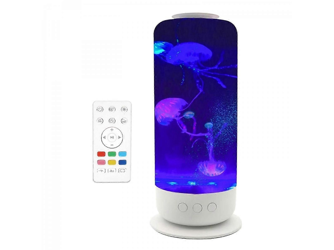 Aparelho De Terapia Do Sono Com Ruído Branco, Luzes Que Reagem À Música E Projeção De Águas-vivas Para Alívio Do Estresse (multicolorido).