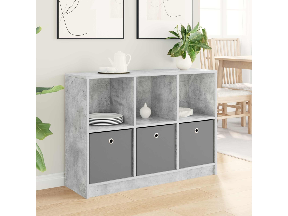 Vidaxl Buffet Cinzento 102 X 32 X 73,5 Cm