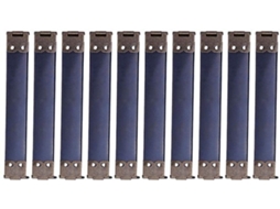 Ferramenta De Porta-moedas Flexível 10 Unidades - Estrutura Interna Metálica - Materiais Reciclados - Fechamento De Mão - Mecanismo De Furo Flexível -