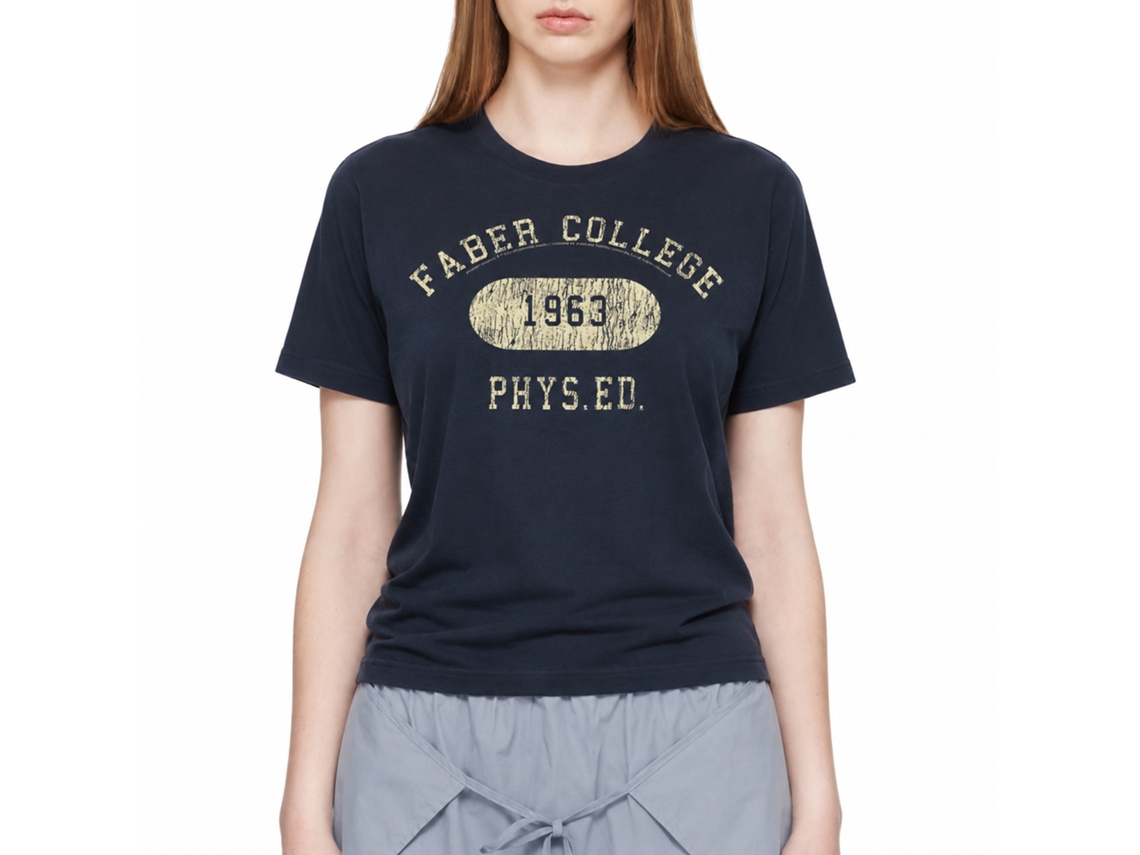 Rockinstone Animal House Movie Faber Phys Ed Navy Adult T-shirt Size:m