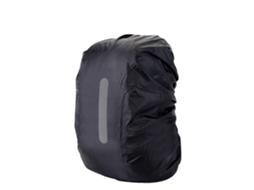 Capa De Chuva Para Mochila Impermeável, Recurso De Segurança Refletivo, Design Leve, Preto L 55-65l
