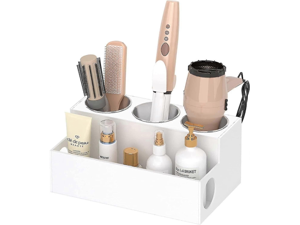Organizador de Ferramentas Cabelo do Secador Cabelo, Acrílico Branco e Rack Estilo, Suport Ba GOKOCO