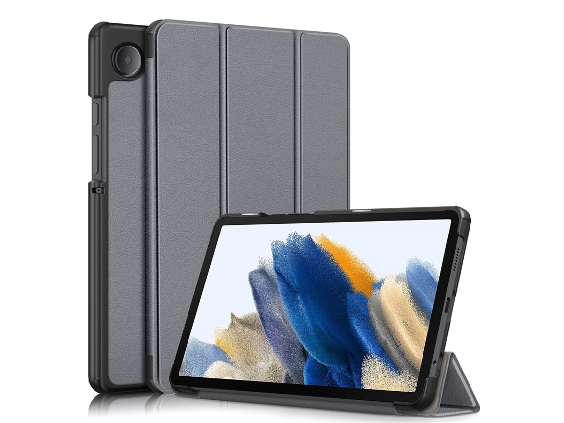 Elysve Capa Protetora Para Samsung Galaxy Tab A9 8,7 Polegadas Sm-x115, Proteção Antiqueda, Cor Cinzenta