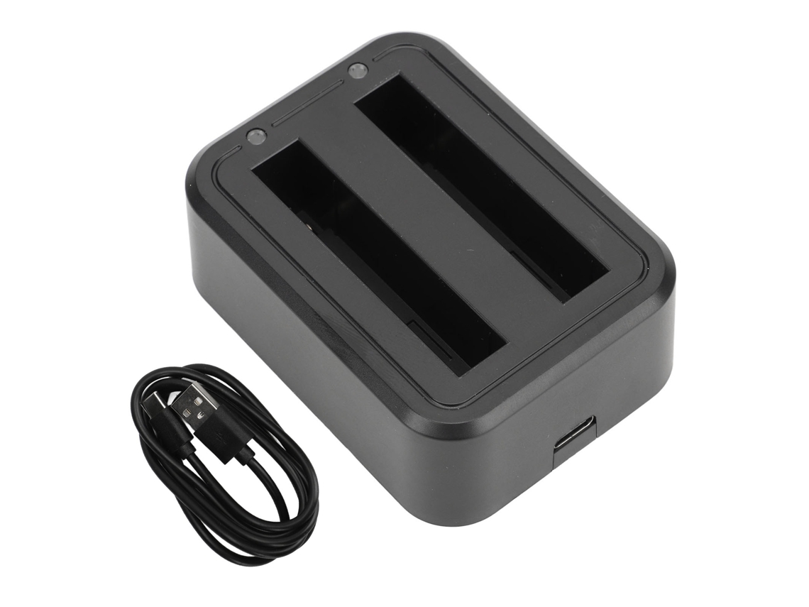 Cargador De Batería Dual E Cabo De Carga Para Câmera Panorâmica Insta360 One X3 Acessórios