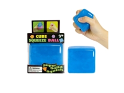 Cubos Gelo Azul Squishy, Fidget Compacto para Destaque e Diversão LAXISCREED