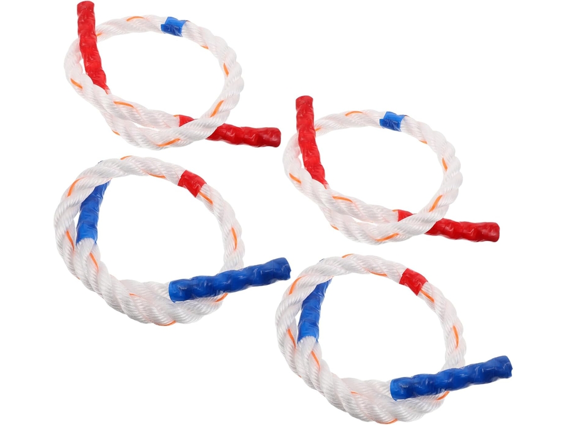 Corda De Ginástica Curta Trançada Em Nylon, 4 Peças, Para Integração Sensorial E Exercícios De Treinamento Treino
