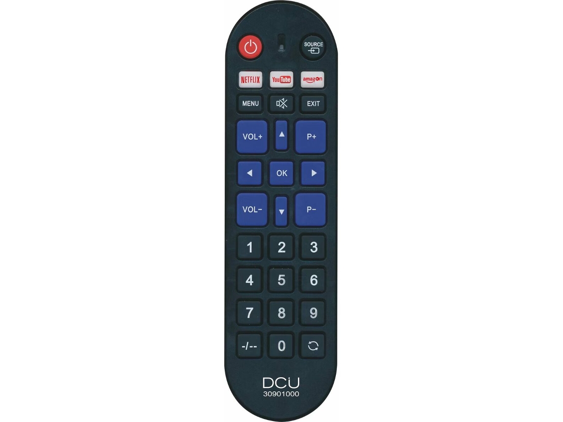 Controlo remoto universal DCU 30901000 (Preto - Universal)