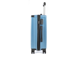 Mala Grande Capacidade Trolley Rígida Ultraleve, De Abs De Alta Resistência Com Cantos Reforçados. Fechadura Numérica E 4 Rodas Duplas Removíveis360°.