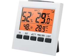 Termômetro E Higrômetro Digital Sem Fio Lcd Para Ambientes Internos Externos, Medidor De Temperatura E Umidade