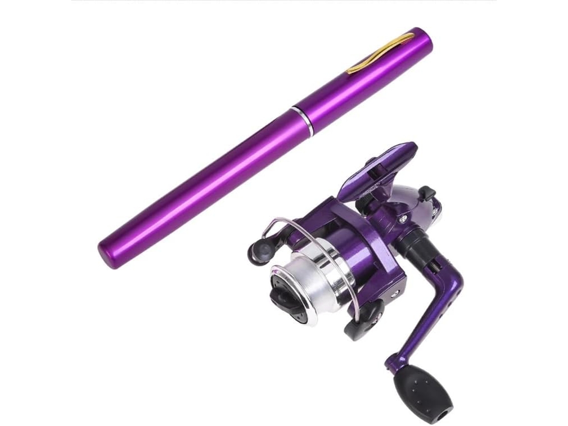 Vara Pesca Portátil Carbono Ultraleve Durável Iniciantes Fácil Ideal Água Doce