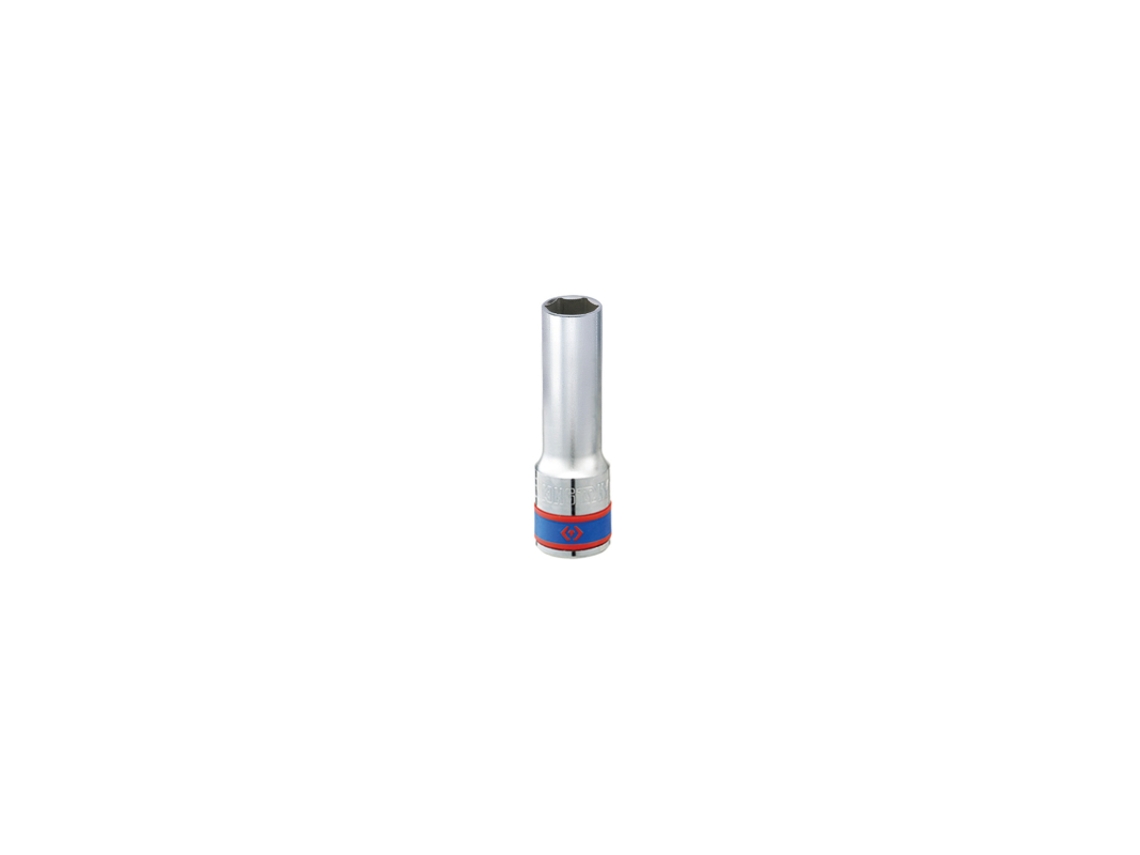 Chave de Caixa Extra Longa Bi-Hexagonal KING TONY 1/2' 8 mm