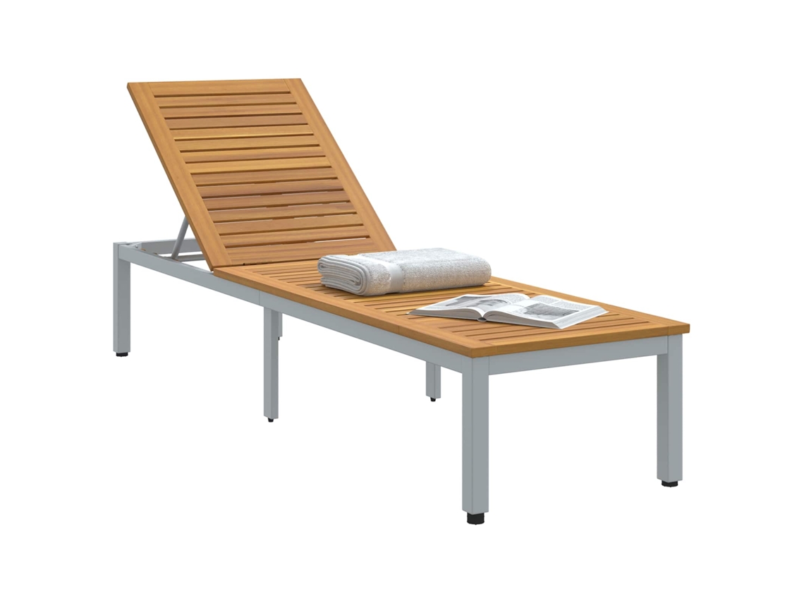 Maison Exclusive - Espreguiçadeira Cinzeto 200 X 55 X 35 Cm