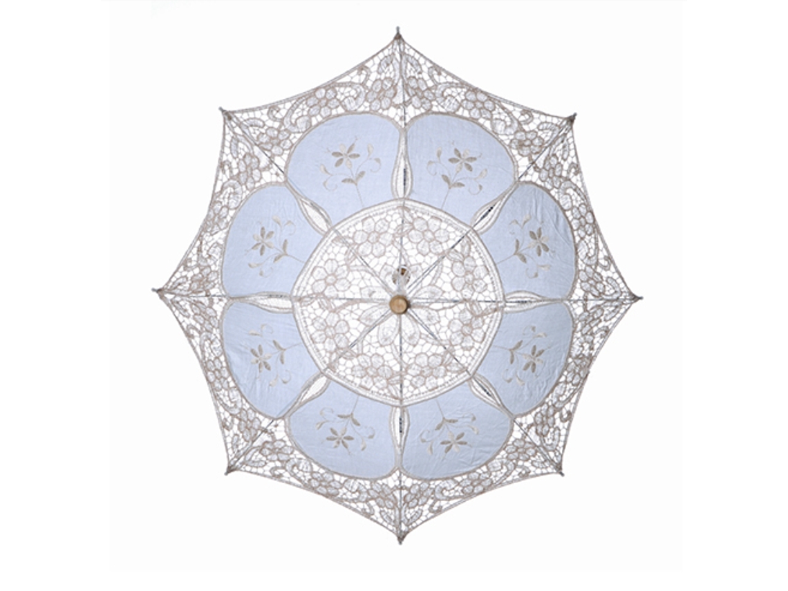 Paraguas De Encaje Para Boda Estilo Elegante Parasol Novia Decoración Fotografía Beige Amarillo 43cm Diámetro