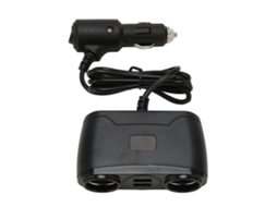 Isqueiro De Carro 120w Multifuncional Dual Usb Portas Carregador Adaptador Para Dispositivos Móveis