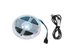 Faixas de Luz Rgb Led 5v Usb com 3 Botões 4m | S/MARCA