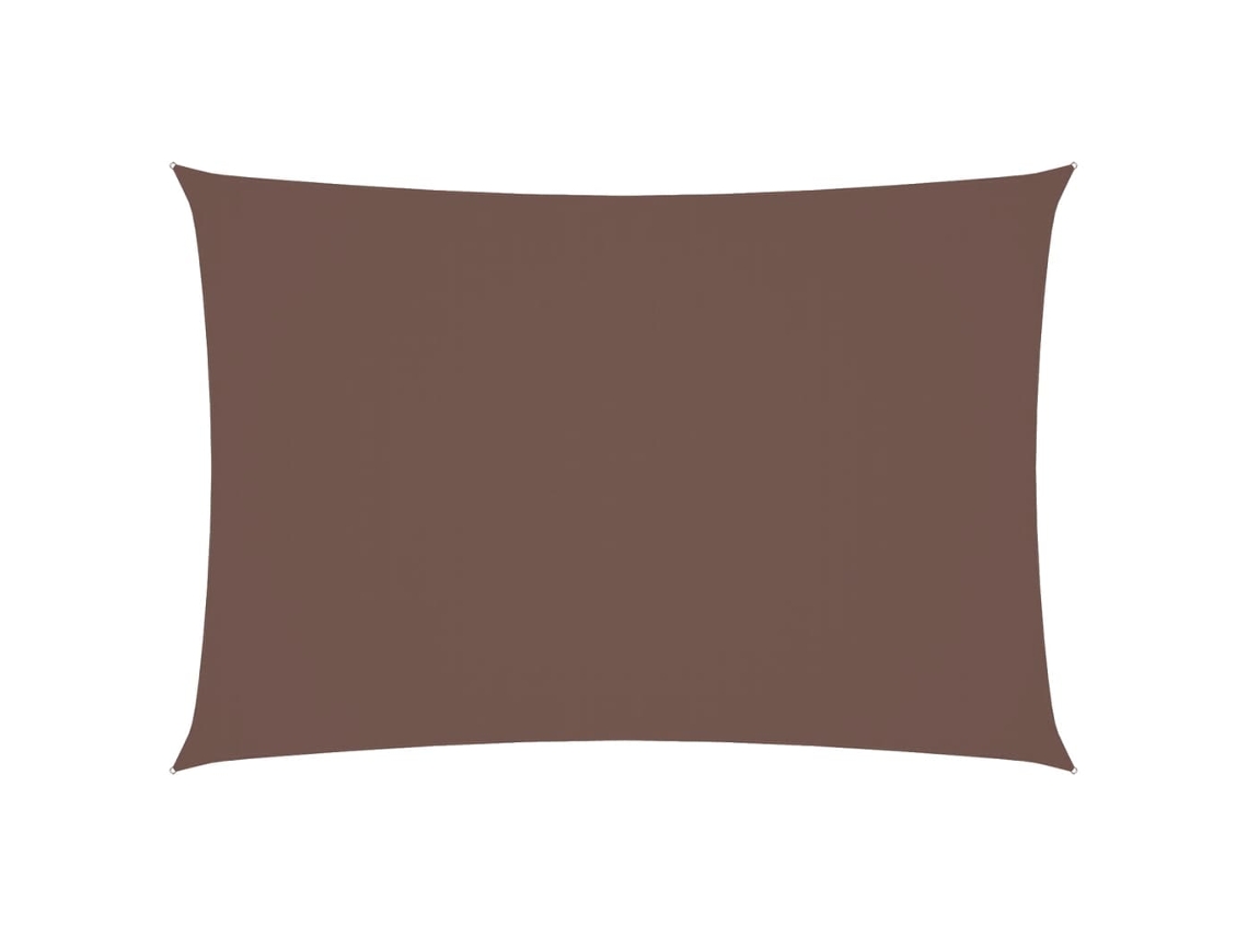 Vela Para Sol Estilo Tecido Oxford Retangular Castanho 2,5x4,5m MAISON EXCLUSIVE