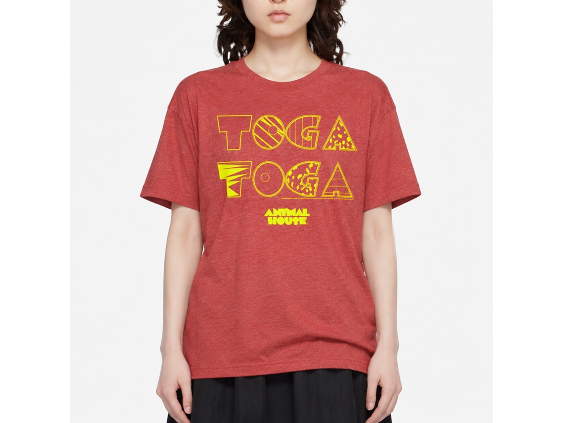 Rockinstone Animal House Movie Toga-2x Heather Red Adult T-shirt Size:xxxl
