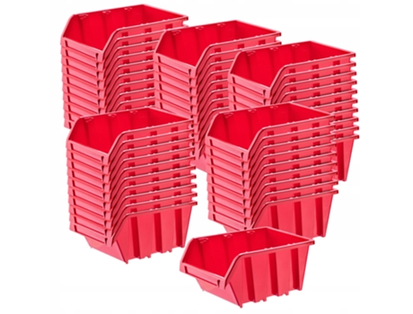 Bandejas de oficina Recipientes de armazenamento Conjunto de 50 bandejas Bandeja 490x298mm Kadax