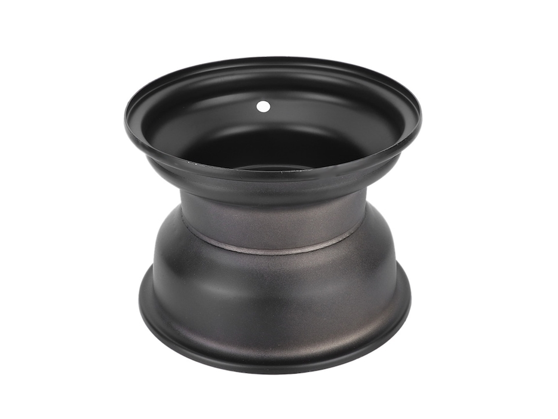 Aro Roda Quadriciclo 10 Polegadas Aço Inoxidável 280x215mm Preto