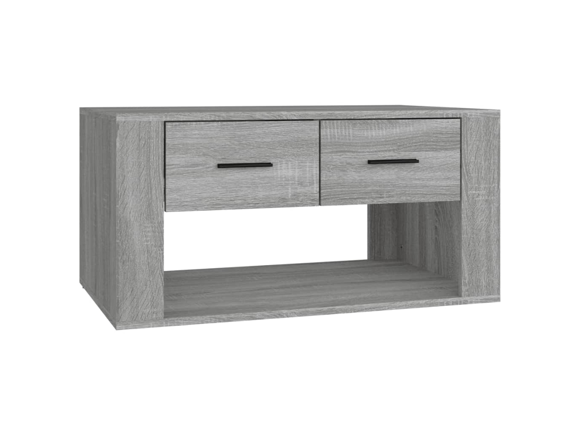 Mesa de centro 80x50x40 cm Madeira Derivatives Cinzento Sonoma MAISON EXCLUSIVE