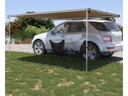 vidaXL Toldo para autocaravana 4x2,5x2,15 m bege
