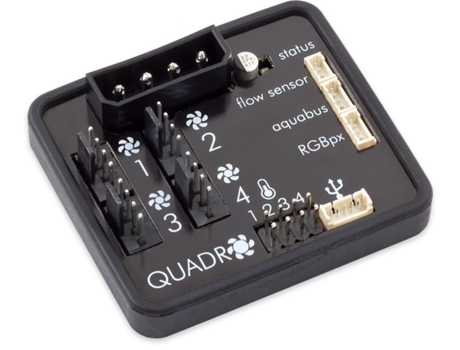 Controlador de ventilador Quadro para ventiladores Pwm Aqua Computer