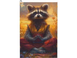 Toalhas de Golfe Novastar para Homens e Mulheres 61 X 40,6 Cm, Estampa de Pôr do Sol Meditativo com Flores e