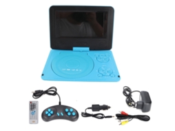 Player Dvd Portátil Hd 6.8 Polegadas Multifuncional Tv Para Carro E Exterior Com Carregador (azul)