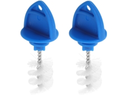 Conjunto De 2 Escovas Compactas E Reutilizáveis Para Limpeza Torneiras Chope, Com Cerdas Densas, Ideais Para Dispensers
