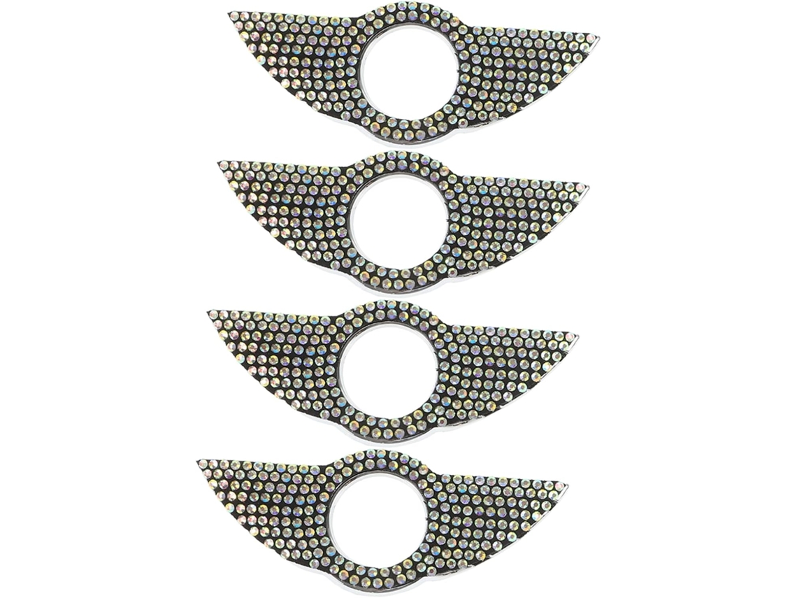 Ganazono Conjunto De 4 Peças Maçanetas Decorativas Para Portas Carro, Puxadores Internos Para Fechaduras Automotivas